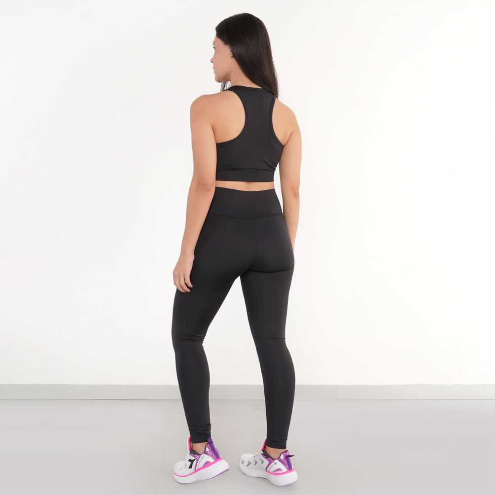 Diadora Legging 60653-PRETO F LEGGING Preto. Poliester -4-